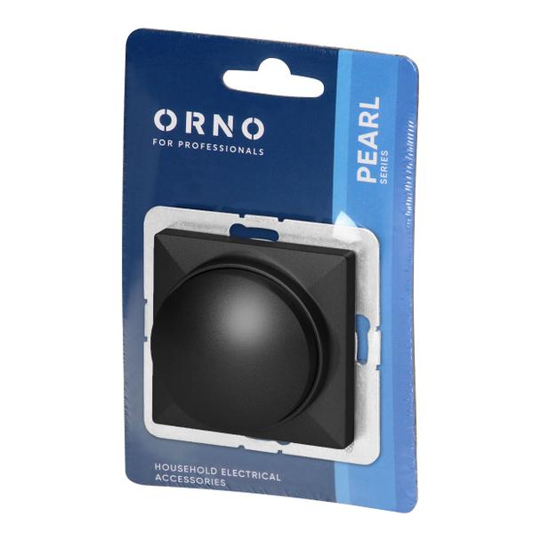 Ściemniacz obrotowy LED Pearl, 230V, 50Hz, Pmin:3W, Pmax:35W, SO-1P/LED, czarny OR-OE-7716/LED/B ORNO