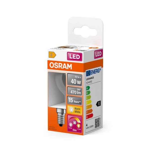 Lampa LED STAR+ GLOWdim CL P40 FILAMENT 4W 827 E14
