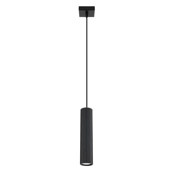 Sollux Lampa wisząca KARBON 1 czarny SL.1573