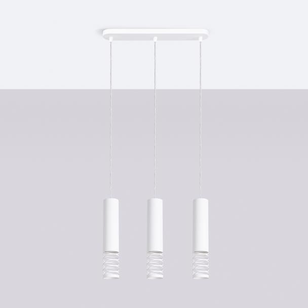Sollux Lampa wisząca LAMI 3L biały