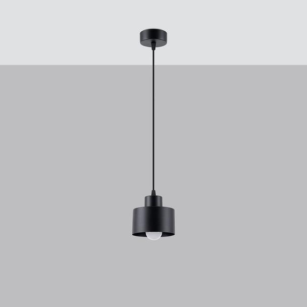 Sollux Lampa wisząca SAVAR 1 czarna SL.1132