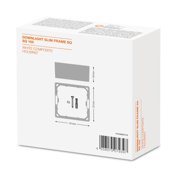 Ramka DOWNLIGHT SLIM FRAME SQUARE 105 WT