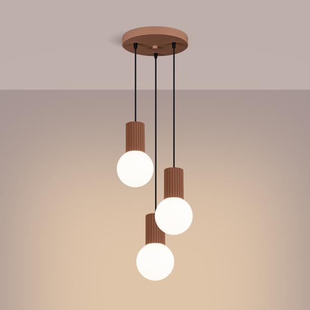 Lampa wisząca HALO 3P mocca