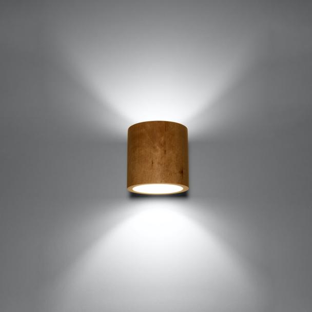 Sollux Kinkiet ORBIS naturalne drewno SL.0490