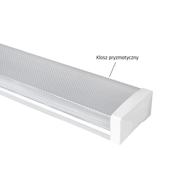 Limea Prismatica LED 40W 230V 120cm IP44 NW