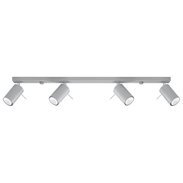 Sollux Plafon RING 4L szary SL.0453