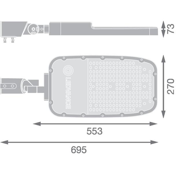 Oprawa SL AREA SPD XL V 150W 727 RV35ST GY