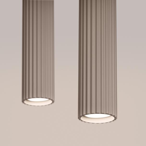 SOLLUX Lampa wisząca KARBON 2 taupe ; SL.1773