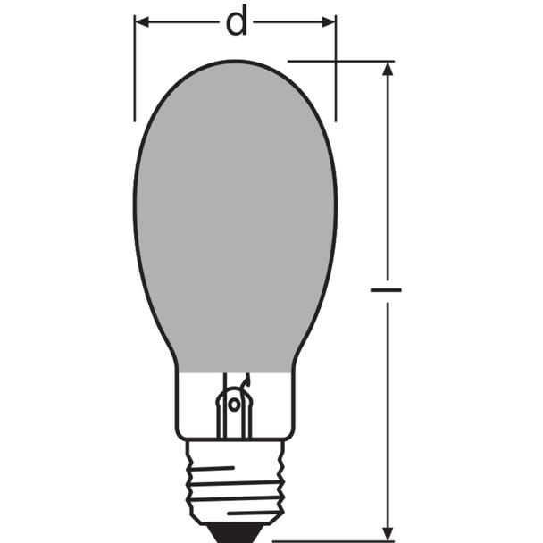 Lampa wyładowcza HQI E1000W powlekana