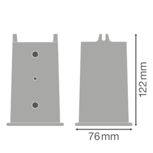Przejściówka do oprawy STREETLIGHT FLEX REDUCTION 60 do 42mm ALW