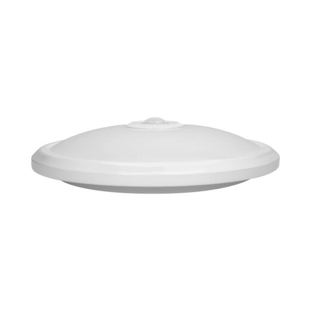 ZONDA LED 12W, plafon z czujnikiem ruchu, 800lm, IP20, 4000K, poliwęglan mleczny, biały AD-PL-349WLPMR4 ORNO