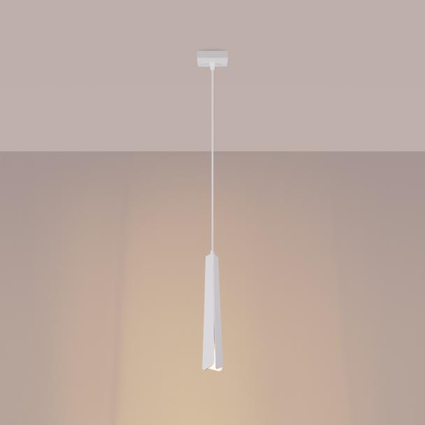 Lampa wisząca PRYSM 1 biała