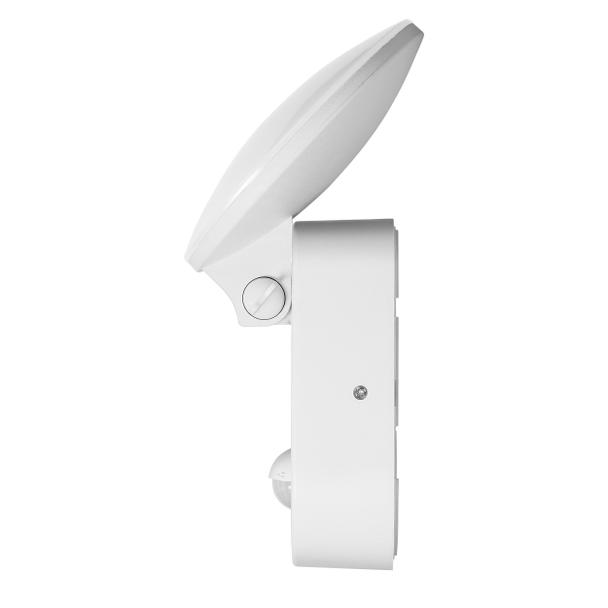 Oprawa ogrodowa z czujnikiem ruchu 15W 1100lm IP65 4000K biała RIOLIT LED AD-OP-6206WLPMR4 ORNO