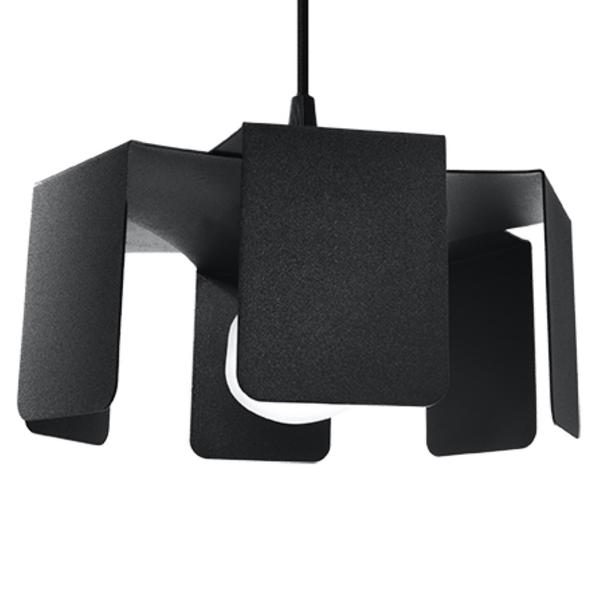 Sollux Lampa wisząca TULIP czarny SL.0667