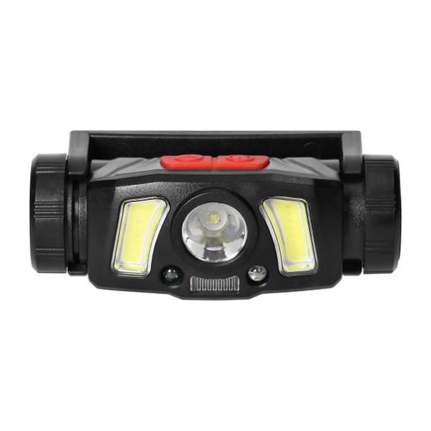 Latarka czołowa/światło rowerowe LED COB + XPG z akumulatorem Li-ion 1200 mAh, czujnik ruchu LT-14 ORNO