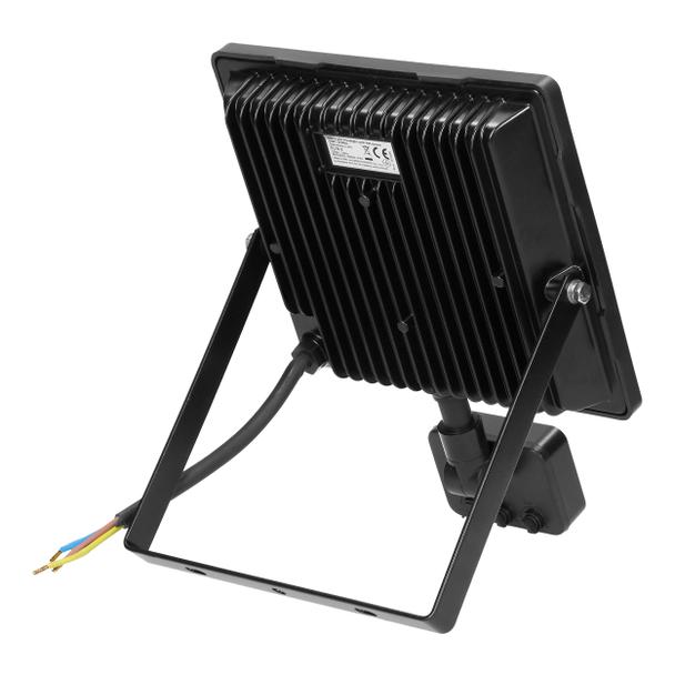 ALLED 50W Naświetlacz LED z PIR, 4000lm, IP44, 4000K, Alu+szkło FL/R-3 ORNO