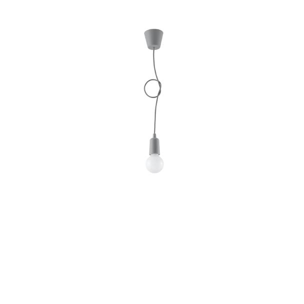 Sollux Lampa wisząca DIEGO 1 szara SL.0575