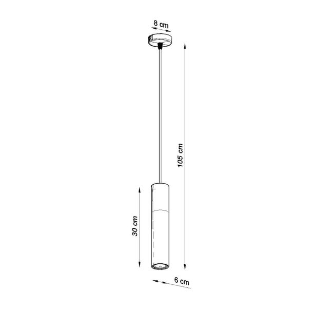 Sollux Lampa wisząca PABLO czarna SL.0632