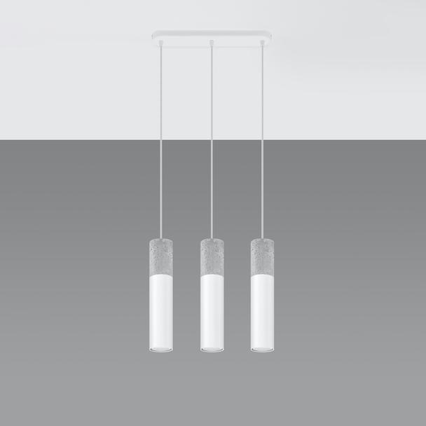 Sollux Lampa wisząca BORGIO 3L biały SL.0649