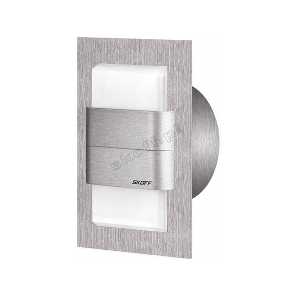 KINKIET DUO TANGO – K(szlif) / B (niebieski) [obud. INOX] ML-TDK-K-B-1-PL-00-01 SKOFF