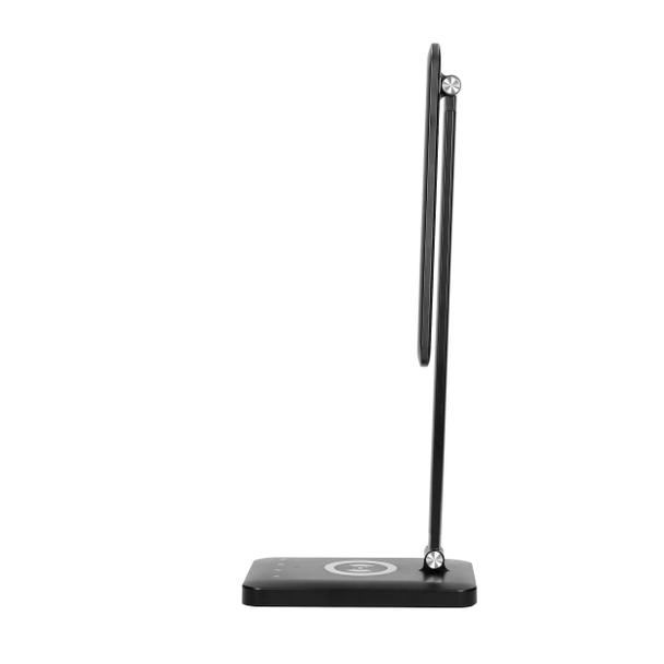 Lampka biurkowa z ładowarką indukcyjną i usb ISIYO LED 7W 390lm zmiana barwy DL-5/B ORNO