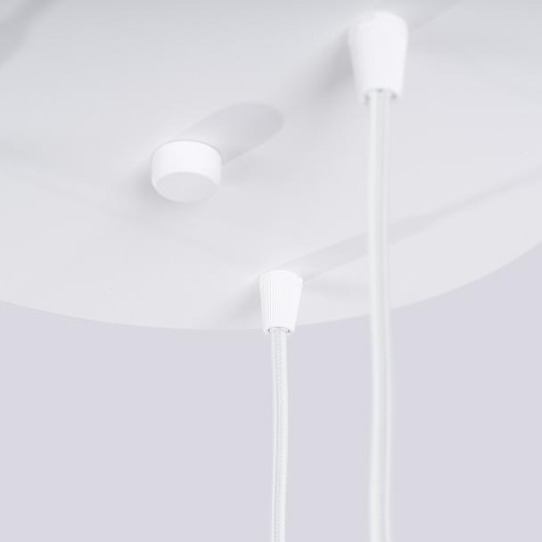 Lampa wisząca HALO 3P biała