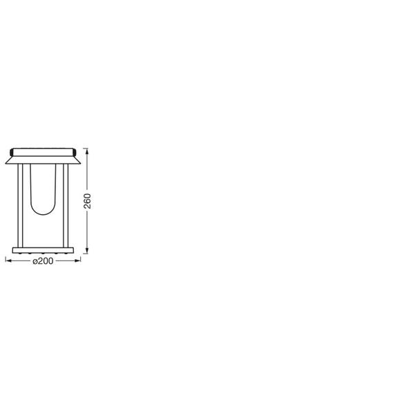 Oprawa SMART OUTD BT TABLELANTERN SOLRGBW LEDV