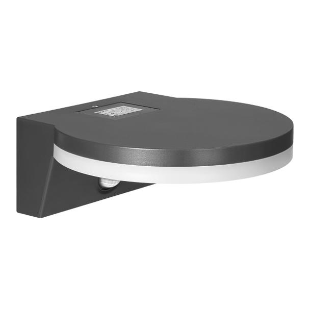 ASPEN LED 15W oprawa ogrodowa z czujnikiem ruchu PIR 1300lm IP65 4000K szara AD-OP-6604GLPMR4 ORNO