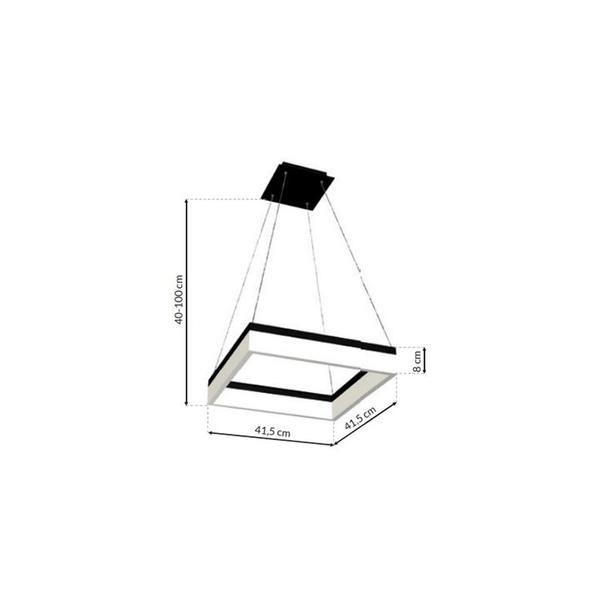 lampa wisząca LED Nero 32W 2240lm 4000K ML081 Milagro