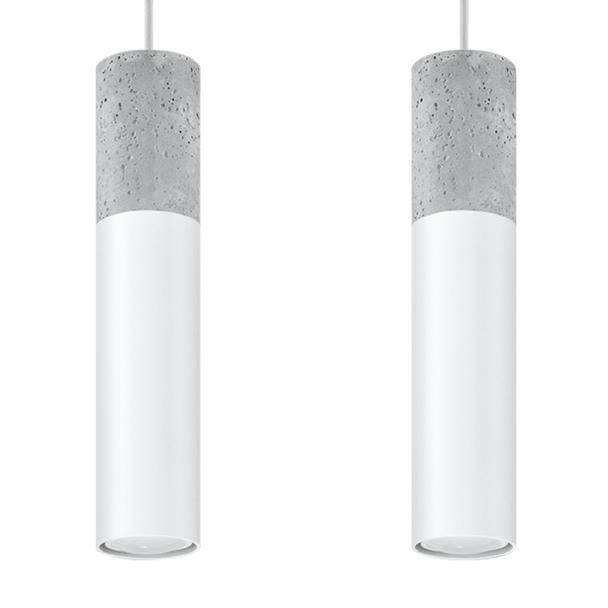 Lampa wisząca BORGIO 2 biały