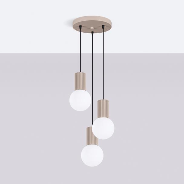 Lampa wisząca HALO 3P taupe