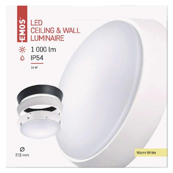 Oprawa LED okrągła 14W IP54 ciepła biel ZM3130 EMOS