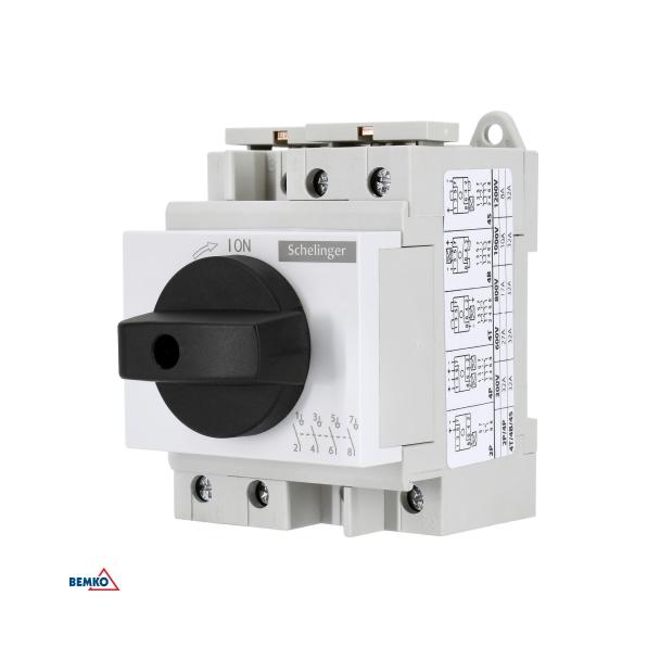 ROZŁĄCZNIK IZOLACYJNY PV 4-POLOWY 1200V DC 32A A11-R9-4P-DC1200-32 BEMKO