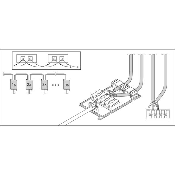 5 Stykowa puszka podłączeniowa CONNECTOR BOX 5POLE L/N