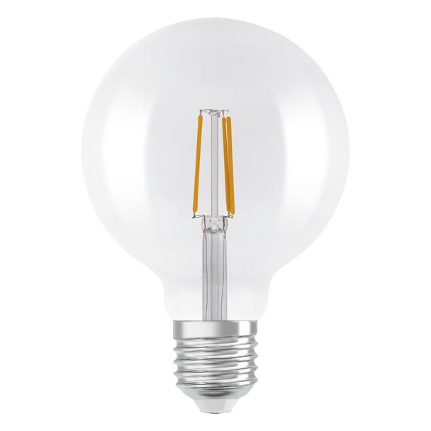 Lampa LED STAR+ GLOWdim GLOBE125 CL 60 FILAMENT 6,5W 827 E27