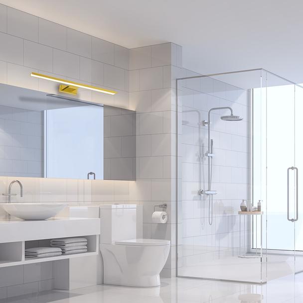 kinkiet łazienkowy nad lustro LED Shine Gold 13,8W 966lm 4000K IP44 ML5734 Milagro