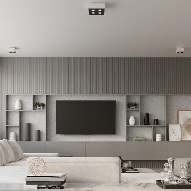 Sollux Plafon MONO 4 biały SL.0069