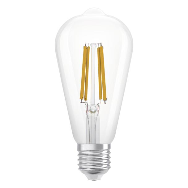 Lampa LED, klasyczny kształt bańki Edison 4W 830 230V szkło przezroczyste E27