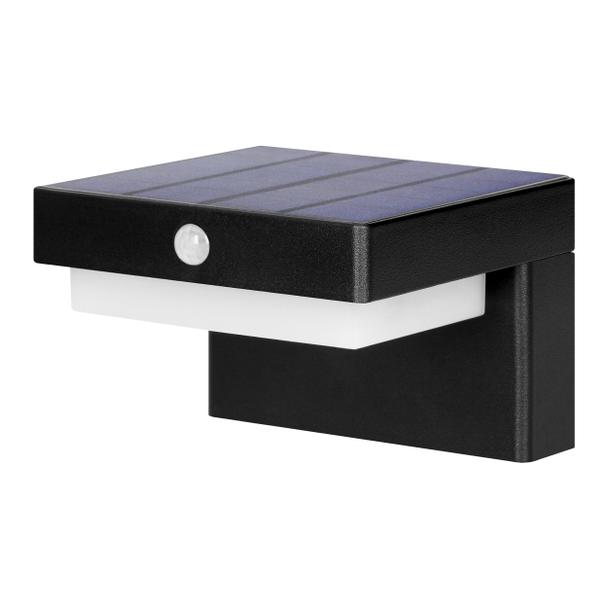 Kinkiet solarny z czujnikiem ruchu WILLOW LED 4,5W 400lm IP44 4000K neutralna biała SL/R-4/B ORNO