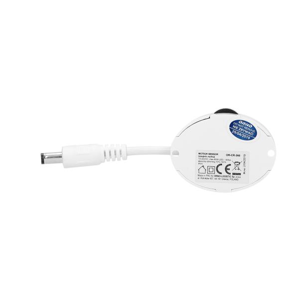 Czujnik ruchu do paska LED 120st., 12V, max LED 60W, funkcja przyciemniania OR-CR-260 ORNO