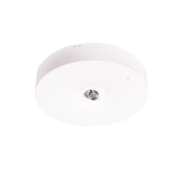 Oprawa awaryjna natynkowa Starlet Round LED SCH 350 A 2H AT IP20 / soczewka korytarzowa do pomieszcz 91463 INTELIGHT