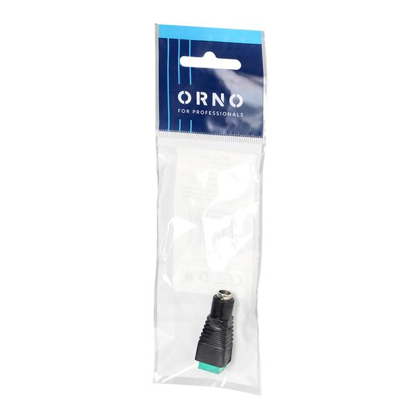 Gniazdo DC 5.5/2.1 ze złączem do szybkiego montażu taśm LED mono AD-TL-6499/G-Z ORNO
