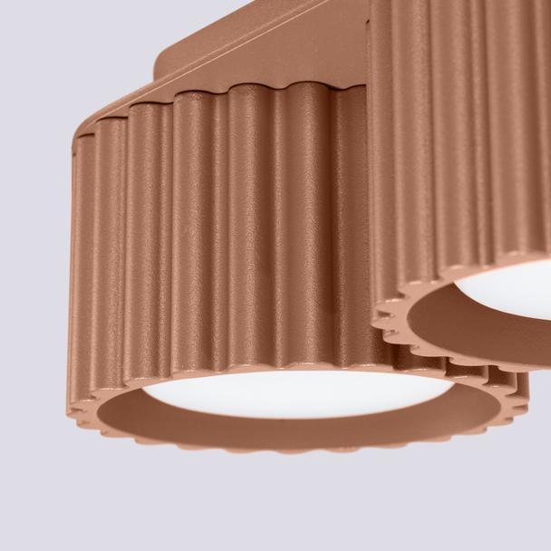 SOLLUX Plafon AURA 2 mocca Gx53 ; SL.1808