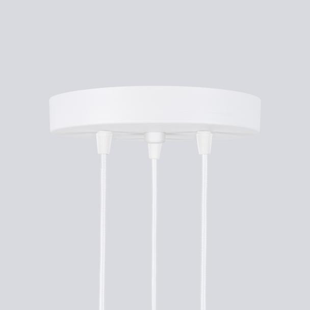 Sollux Lampa wisząca KARBON 3P biały SL.1538