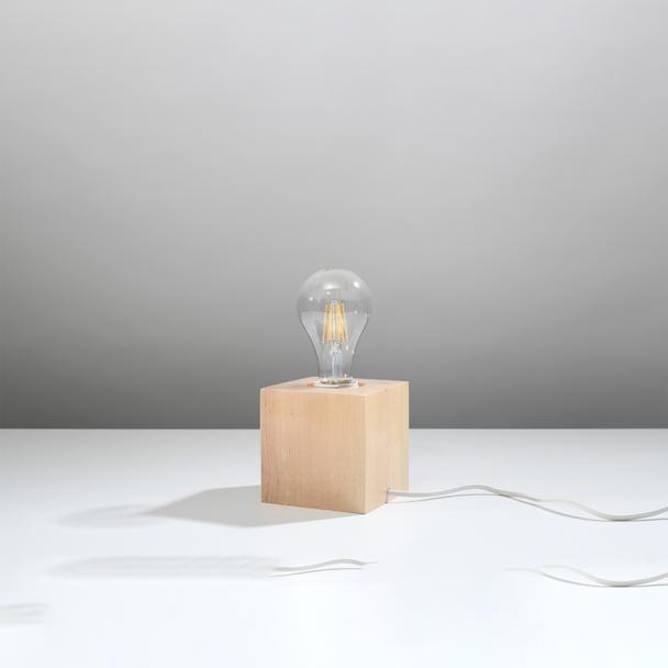 Sollux Lampa biurkowa ARIZ naturalne drewno SL.0677