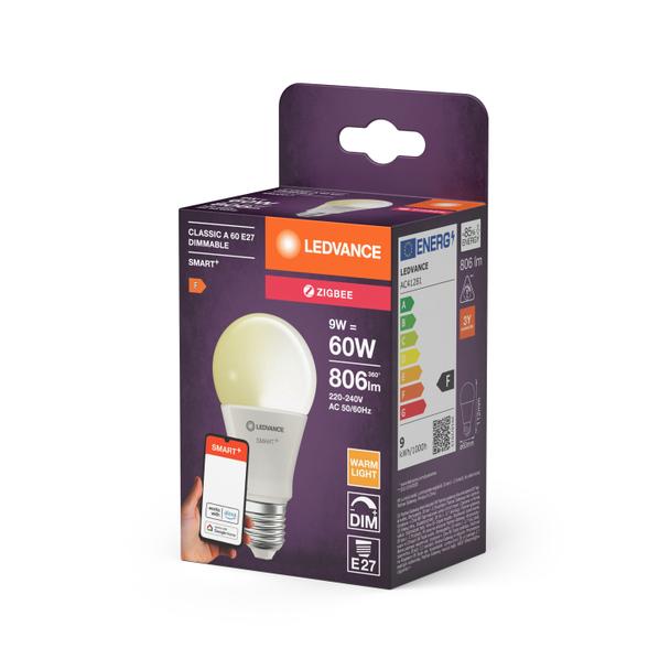 Lampa LED SMART+ ZB CL A Frosted DIM 60 yes 9W/ E27