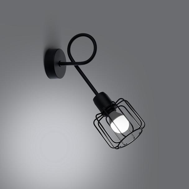 Sollux Kinkiet BELUCI 1S czarny SL.1117