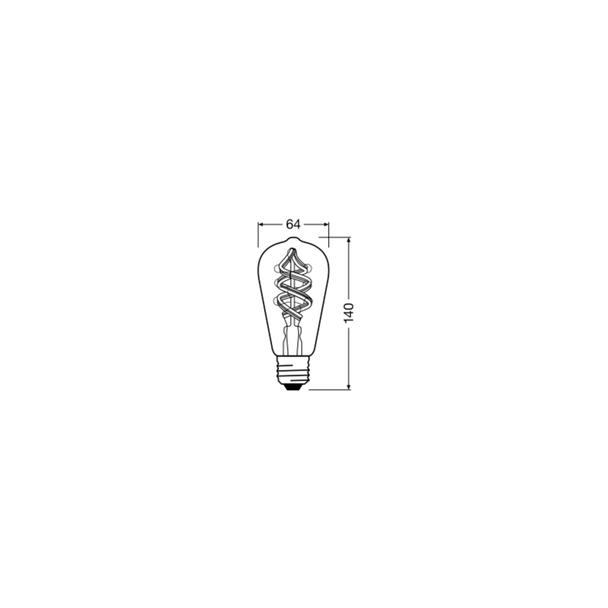 Lampa LED SMART+ WiFi CL Edison Filament szkło przezroczyste RGBW 30  4,5W/827 E27