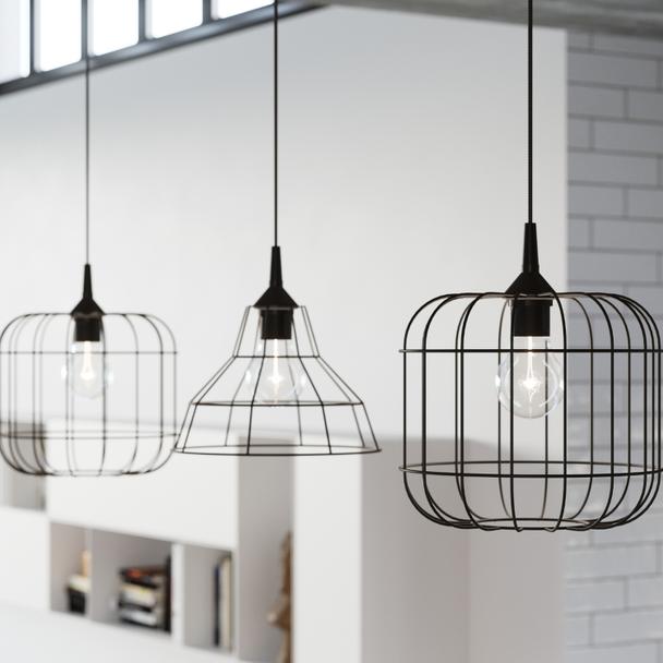 Sollux Lampa wisząca CELTA czarna SL.0296