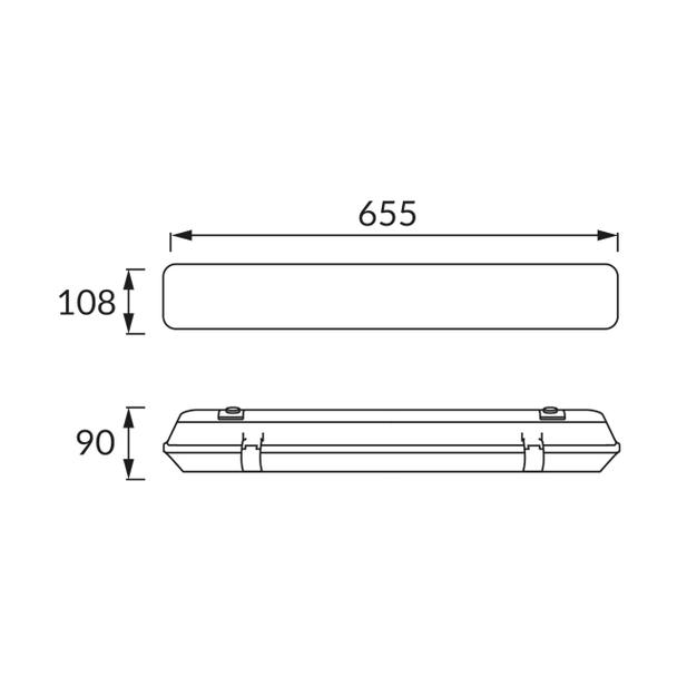 HERMAN LED 2x18W 02928 IDEUS